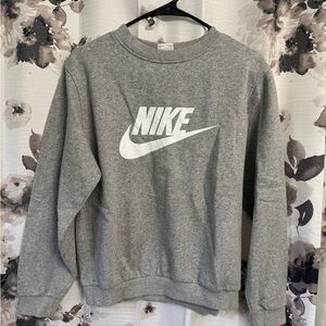 Nike Kids Gray Crewneck Sweater